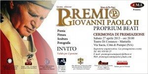 Premio Giovanni Paolo invito