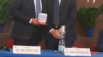 Rettore Manfredi e Ministro Bussetti