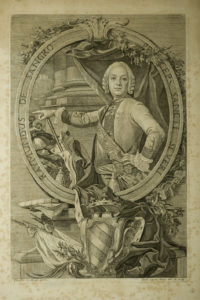Ritratto Raimondo di Sangro_Incisione con ritratto di Raimondo di Sangro_Carlo Amalfi e Ferdinando Vacca, 1747-50 ca._Foto di Massimo Velo